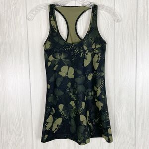 Lululemon | Cool Racerback In Biggie So Fly Butterfly Fatigue Green Size 4